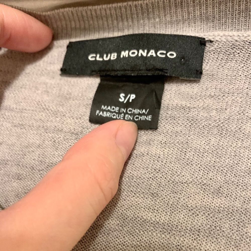 Club Monaco Light Gray Zaydie Sweater - Picture 4 of 10